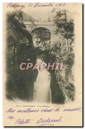 Cartes postales Cauterets Pont d'Espagne