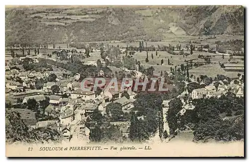 Cartes postales Souloum et Pierrefitte Vue generale