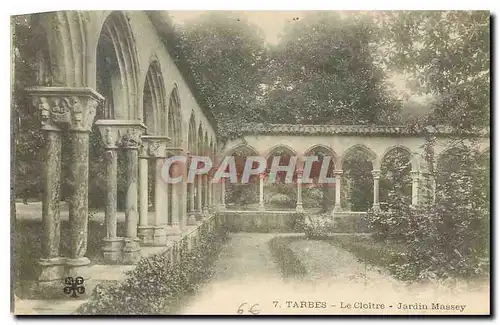 Cartes postales Tarbes Le Cloitre Jardin Massey