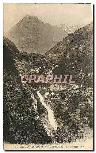 Cartes postales Route de Pierrefitte a Cauterets Le Limacon