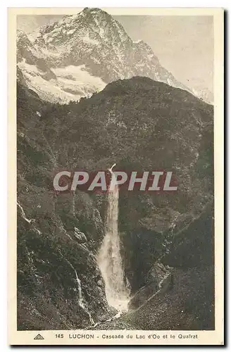 Cartes postales Luchon Cascade du La d'Oo et le Quairat