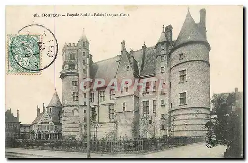 Cartes postales Bourges facade Sud du Palais Jacques Coeur
