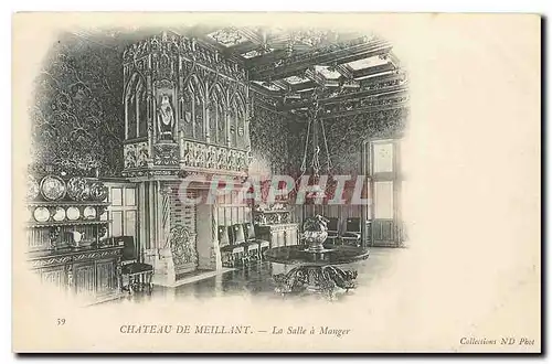 Cartes postales Chateau de Meillant La Salle a Manger