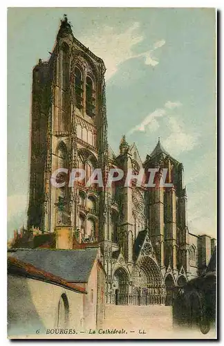Cartes postales Bourges La Cathedrale