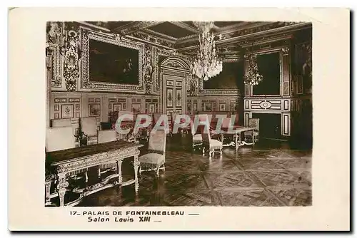 Cartes postales Palais de Fontainebleau Salon Louis XIII