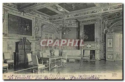 Cartes postales Palais de Fontainebleau Le Salon Louis XIII