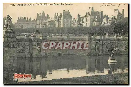 Ansichtskarte AK Palais de Fontainebleau Bassin des Cascades