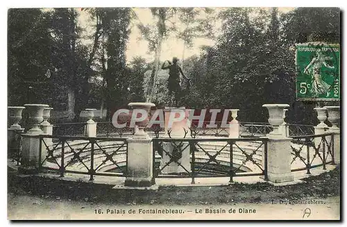 Ansichtskarte AK Palais de Fontainebleau Le Bassin de Diane