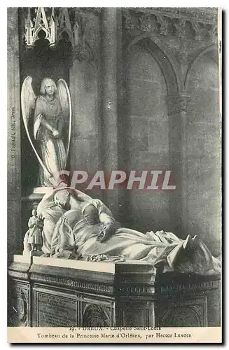 Ansichtskarte AK Dreux Chapelle Saint Louis Tombeau de la Princesse Marie d'Orleans