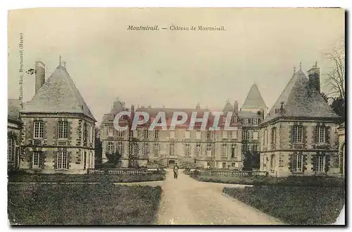 Ansichtskarte AK Montmirail Chateau de Montmirail