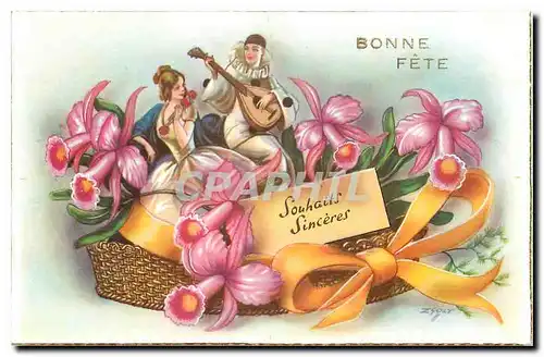 Cartes postales Bonne Fete