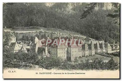 Cartes postales Dauphine Couvent de la Grande Chartreuse