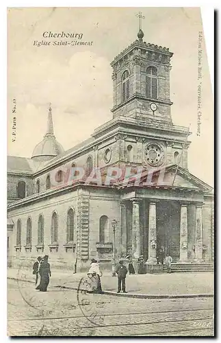 Cartes postales Cherbourg Eglise Saint Clement