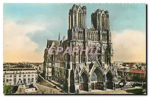 Cartes postales Reims la cathedrale