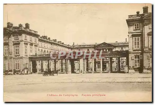 Cartes postales Chateau de Compiegne Facade principale