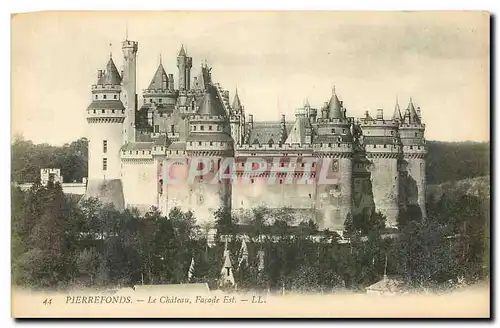 Cartes postales Pierrefonds Le Chateau Facade Est