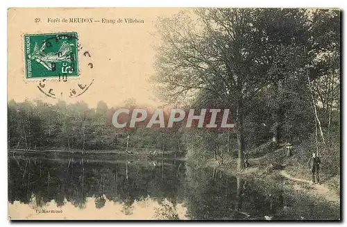 Cartes postales Foret de Meudon Etang de Villebon