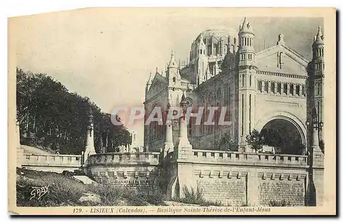 Cartes postales Lisieux Calvados Basilique Sainte Therese de l'Enfant Jesus