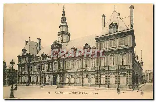 Cartes postales Reims L'Hotel de Ville