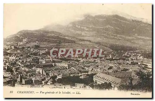 Cartes postales Chambery Vue generale et le Nivelet