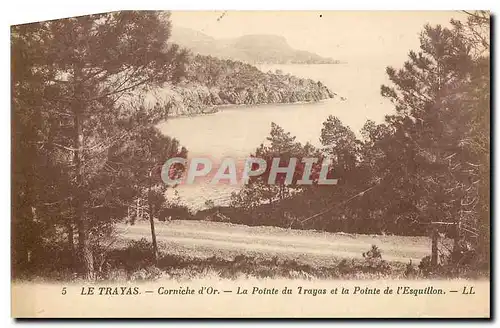 Cartes postales Le Trayas Corniche d'Or La Pointe du Trayas et la Pointe de l'Esquillon