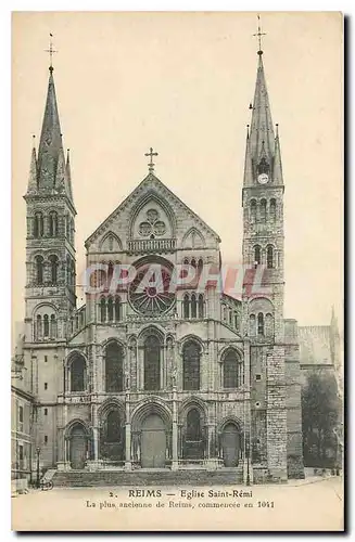 Cartes postales Reims Eglise Saint Remi