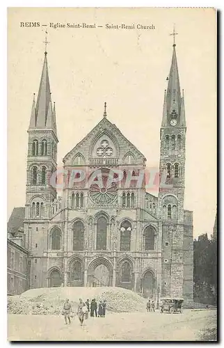 Cartes postales Reims Eglise Saint Remi