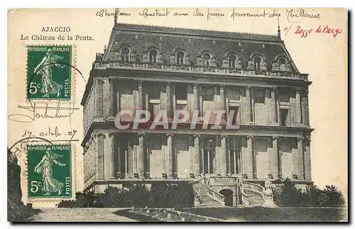 Cartes postales Ajaccio Le Chateau de la Penta
