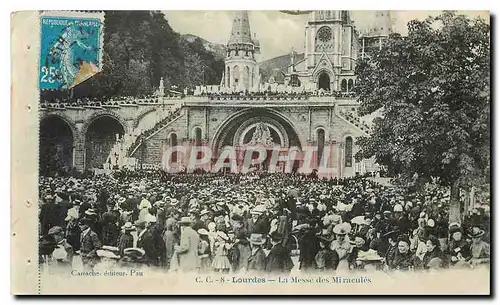 Cartes postales Lourdes La Messe des Miracules