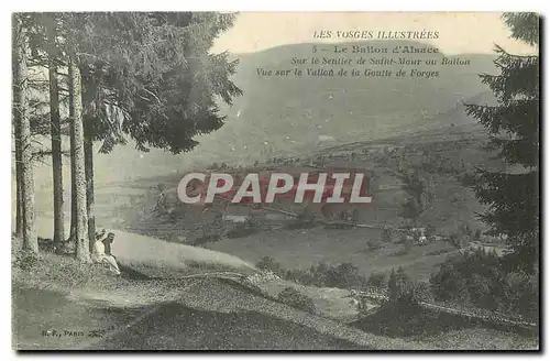 Ansichtskarte AK Le Ballon d'Alsace Sur le sentier de Saint Maur au ballon Vue sur le vallon de la goutte de Forg