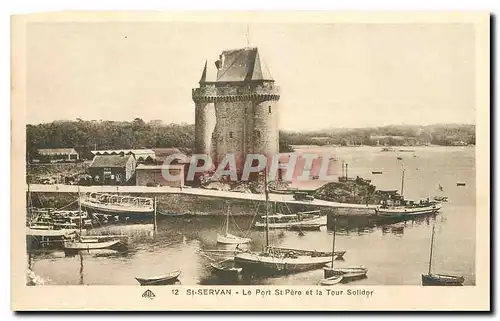 Cartes postales St Servan Le Pont St Pere et la Tour Solidor