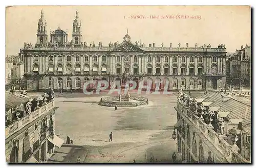 Cartes postales Nancy Hotel de Ville