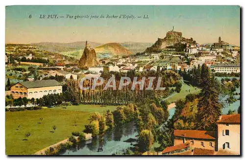 Ansichtskarte AK Le Puy Vue generale prise du Rocher d'Espaly