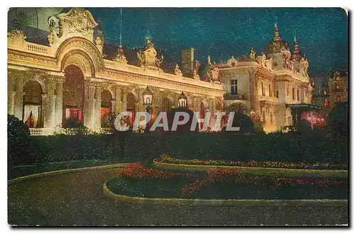 Cartes postales Monte Carlo Le Casino Effet de nuit