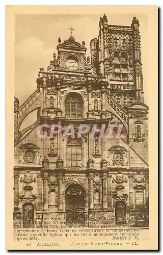 Cartes postales Auxerre L'Eglise Saint Pierre