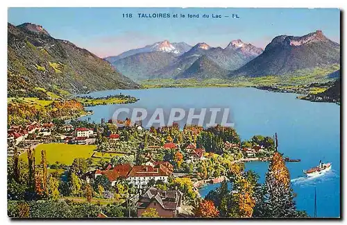 Cartes postales Talloires et le fond du Lac