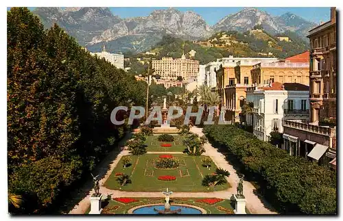 Cartes postales Cote d'Azur Menton A M les jardins du Casino