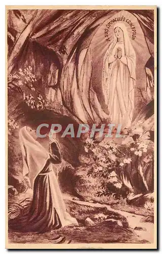 Cartes postales Lourdes l'Apparition