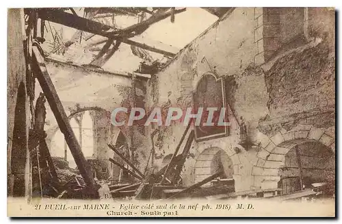 Cartes postales Rueil sur Marne Eglise cote sud de la nef