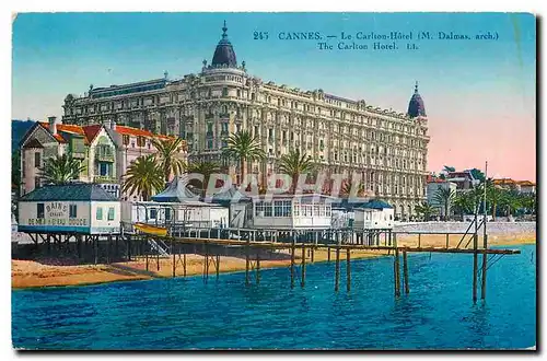 Cartes postales Cannes Le Carlton Hotel