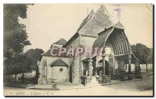 Cartes postales Avon l'Eglise