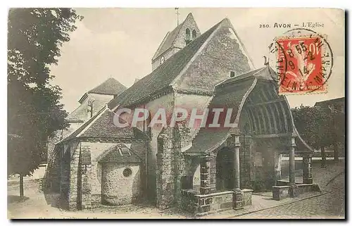 Cartes postales Avon l'Eglise