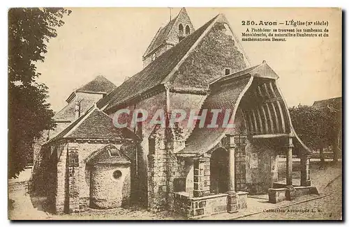 Cartes postales Avon l'Eglise