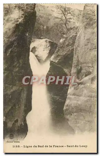 Cartes postales Ligne du Sud de la France Saut du loup