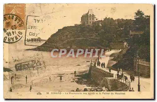 Ansichtskarte AK Dinard la Promenade des Allies et la Pointe du Moulinet