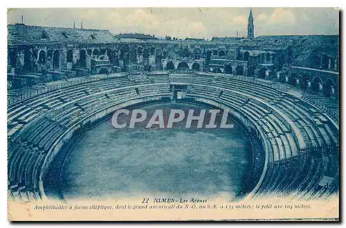 Cartes postales Nimes les Arenes