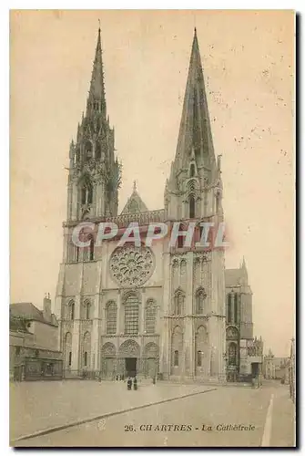 Cartes postales Chartres la Cathedrale