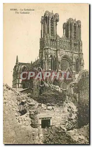 Cartes postales Reims la Cathedrale