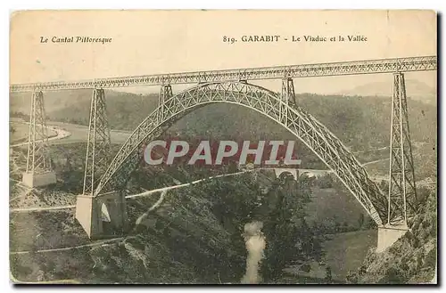 Cartes postales Le Cantal pittoresque Garabit le viaduc et la vallee