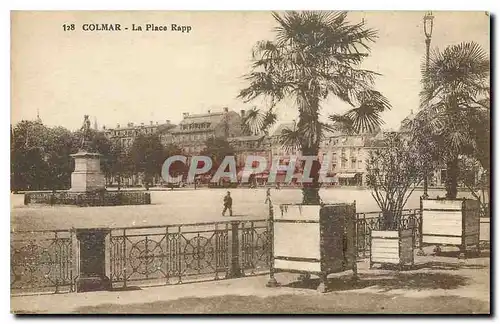 Cartes postales Colmar la place Rapp